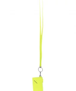 ( Positively Conscious ) Balenciaga 7206 -FLUO YELLOW Porte-clés Cash à Design De Porte-cartes Homme
