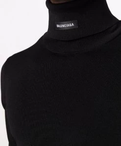 ( Positively Conscious ) Balenciaga Pull à Col Roulé Homme -Vente magasin Balenciaga 17336623 37553586 600
