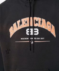 ( Positively Conscious ) Balenciaga Hoodie à Logo Imprimé Homme -Vente magasin Balenciaga 17336635 37087192 600