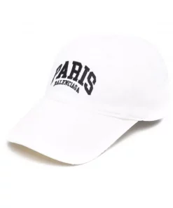 ( Positively Conscious ) Balenciaga Casquette Paris à Broderies Homme