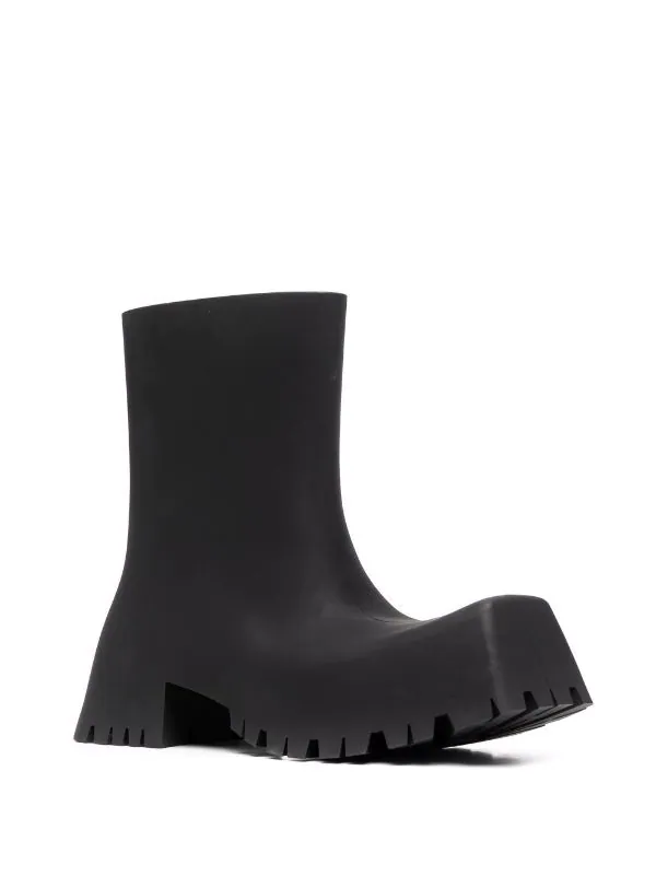 ( Positively Conscious ) Balenciaga Bottines Trooper En Caoutchouc Femme 4 ( Positively Conscious ) Balenciaga Bottines Trooper En Caoutchouc Femme – Image 2