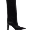 ( Positively Conscious ) Balenciaga Bottes Blade 90 Mm En Cuir 1000 BLACK