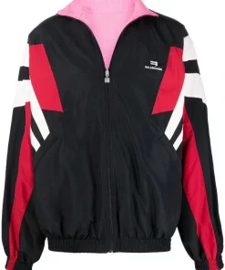 ( Positively Conscious ) Balenciaga Veste Zippée Reversible Tracksuit 0100 BLACK W