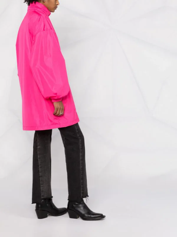 ( Positively Conscious ) Balenciaga Imperméable à Logo Imprimé Femme 6 ( Positively Conscious ) Balenciaga Imperméable à Logo Imprimé Femme – Image 4