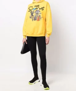 ( Positively Conscious ) Balenciaga Hoodie The Simpsons En Coton 7200 YELLOW -Vente magasin Balenciaga 17336721 36683504 600