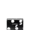 ( Positively Conscious ) Balenciaga Mini Porte-monnaie Papier En Cuir 1097 BLACK/WHITE