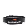 ( Positively Conscious ) Balenciaga Bracelet En Cuir à Logo Imprimé Femme