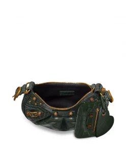( Positively Conscious ) Balenciaga Petit Sac Porté épaule Le Cagole 3017 FOREST GREEN -Vente magasin Balenciaga 17336772 36060827 600