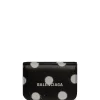 ( Positively Conscious ) Balenciaga 1097 -BLACK WHITE/L WHIT Mini Portefeuille Cash Femme