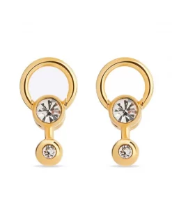 ( Positively Conscious ) Balenciaga Boucles D'oreilles Force Femme