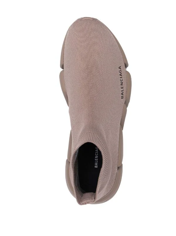 ( Positively Conscious ) Balenciaga 9911 MINK GREY Baskets Speed 2.0 Femme 6 ( Positively Conscious ) Balenciaga 9911 MINK GREY Baskets Speed 2.0 Femme – Image 4