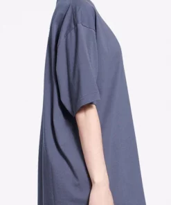 ( Positively Conscious ) Balenciaga 1366 DARK GREY/WHITE T-shirt à Logo Campaign Femme -Vente magasin Balenciaga 17337004 36082080 600