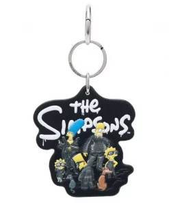 ( Positively Conscious ) Balenciaga Porte-clés Simpsons En Cuir Homme