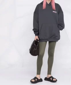( Positively Conscious ) Balenciaga Hoodie à Logo Campaign Femme -Vente magasin Balenciaga 17337006 37164512 600