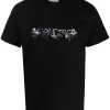 ( Positively Conscious ) Balenciaga T-shirt à Logo Imprimé 1069 -BLACK/BLACK