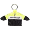 ( Positively Conscious ) Balenciaga 1092 BLACK/WHITE/YELLOW Porte-clés Micro Windbreaker Homme