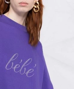( Positively Conscious ) Balenciaga T-shirt à Slogan Imprimé 0553 ULTRAVIOLET W -Vente magasin Balenciaga 17337035 36788941 600