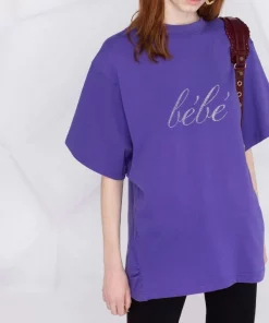 ( Positively Conscious ) Balenciaga T-shirt à Slogan Imprimé 0553 ULTRAVIOLET W -Vente magasin Balenciaga 17337035 36788942 600