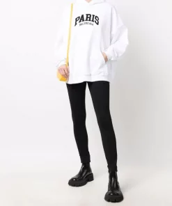 ( Positively Conscious ) Balenciaga Hoodie à Logo Imprimé Femme -Vente magasin Balenciaga 17337036 38108897 600