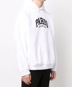 ( Positively Conscious ) Balenciaga Hoodie à Logo Imprimé Femme -Vente magasin Balenciaga 17337036 38144899 600