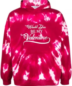( Positively Conscious ) Balenciaga Hoodie Valentine à Motif Tie-dye Femme