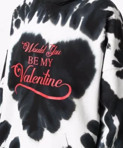 ( Sélection Access ) Balenciaga Sweat Be My Valentine Oversize à Capuche BLACK/WHITE/RED -Vente magasin Balenciaga 17337042 38820620 600