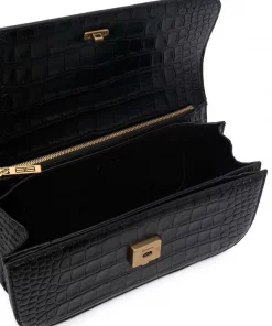 ( Positively Conscious ) Balenciaga 1000 BLACK Petit Sac à Bandoulière Gossip Femme -Vente magasin Balenciaga 17337078 36379225 600