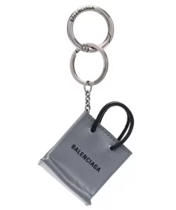 ( Positively Conscious ) Balenciaga Mini Porte-clés Shopping Femme