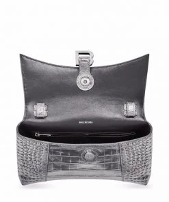 ( Positively Conscious ) Balenciaga Petit Sac Porté épaule Treize 8103 -SILVER -Vente magasin Balenciaga 17337118 36061604 600