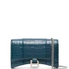( Positively Conscious ) Balenciaga Sac Porté épaule Hourglass à Logo 4406 DARK PETROL BLUE -Vente magasin Balenciaga 17337147 fd59c694 fdae 45b5 8036 66489707c2cc 600