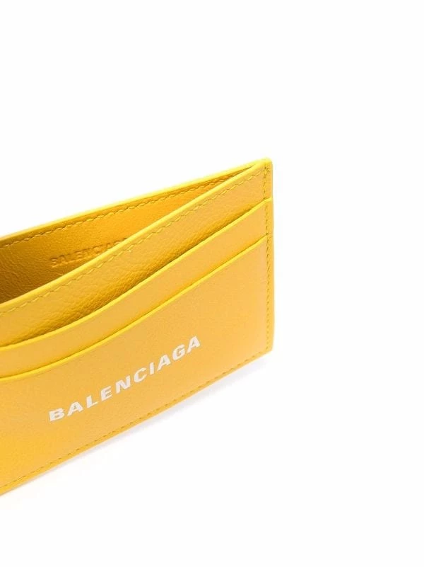 ( Positively Conscious ) Balenciaga Porte-cartes En Cuir à Logo Imprimé 7290 YELLOW/L WHITE 5 ( Positively Conscious ) Balenciaga Porte-cartes En Cuir à Logo Imprimé 7290 YELLOW/L WHITE – Image 3