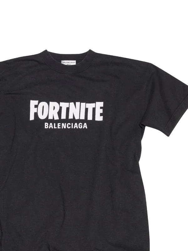 ( Positively Conscious ) Balenciaga T-shirt Fortnite©2021 1070 BLACK/WHITE 5 ( Positively Conscious ) Balenciaga T-shirt Fortnite©2021 1070 BLACK/WHITE – Image 3