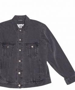 ( Positively Conscious ) Balenciaga Veste Fortnite En Jean 1055 WASHED BLACK -Vente magasin Balenciaga 17393253 36033908 600