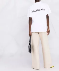 ( Positively Conscious ) Balenciaga T-shirt à Logo Imprimé Femme -Vente magasin Balenciaga 17498550 36617774 600
