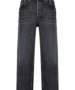 ( Sélection Access ) Balenciaga Jean Droit à Coupe Courte Femme
