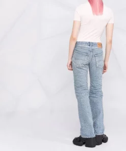 ( Positively Conscious ) Balenciaga Jean Droit à Effet Usé 4012 PALE BLUE -Vente magasin Balenciaga 17573815 37155068 600