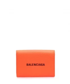 ( Positively Conscious ) Balenciaga Portefeuille Cash à Logo Imprimé Homme