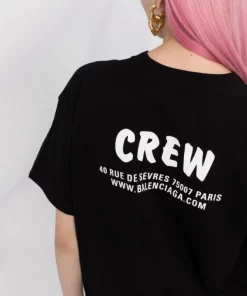 ( Positively Conscious ) Balenciaga T-shirt à Slogan Imprimé 1070 BLACK/WHITE -Vente magasin Balenciaga 17636828 6a381ebb 2d06 4416 9600 5b6c833ee8dd 600
