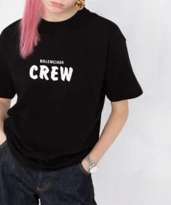( Positively Conscious ) Balenciaga T-shirt à Slogan Imprimé 1070 BLACK/WHITE -Vente magasin Balenciaga 17636828 d85bc11d eeaa 4f10 9133 77aa173c88af 600