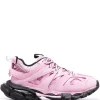 ( Positively Conscious ) Balenciaga Baskets Track En Mesh 5010 PINK/BLACK -Vente magasin Balenciaga 17638145 37031812 600