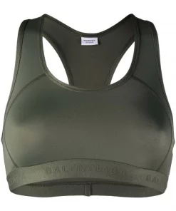 ( Positively Conscious ) Balenciaga Soutien-gorge Athletic Sports à Dos Nageur 0290 -KHAKI W