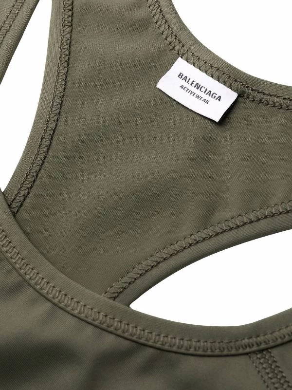 ( Positively Conscious ) Balenciaga Soutien-gorge Athletic Sports à Dos Nageur 0290 -KHAKI W 5 ( Positively Conscious ) Balenciaga Soutien-gorge Athletic Sports à Dos Nageur 0290 -KHAKI W – Image 3