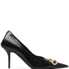 ( Positively Conscious ) Balenciaga Escarpins à Plaque Logo Femme