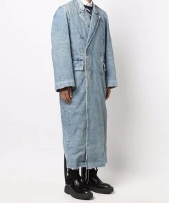 ( Nouvelle Collection ) Balenciaga Manteau En Jean à Boutonnière Croisée 5620 BLUE 10 ( Nouvelle Collection ) Balenciaga Manteau En Jean à Boutonnière Croisée 5620 BLUE -Vente magasin Balenciaga 17695825 37101414 600