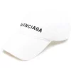 ( Positively Conscious ) Balenciaga 9060 WHITE/BLACK Casquette à Logo Brodé Homme