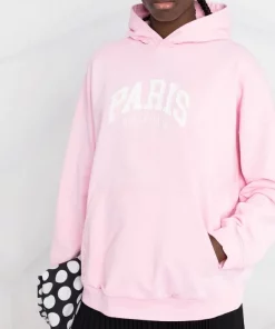( Positively Conscious ) Balenciaga Hoodie Ample à Logo Imprimé Femme -Vente magasin Balenciaga 17729802 39155559 600