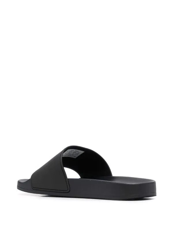 ( Positively Conscious ) Balenciaga 1001 BLACK/ WHITE PARIS Claquettes Paris à Logo Homme 5 ( Positively Conscious ) Balenciaga 1001 BLACK/ WHITE PARIS Claquettes Paris à Logo Homme – Image 3