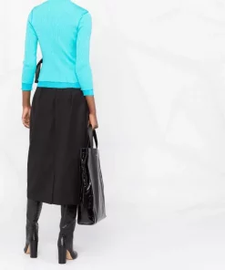 ( Positively Conscious ) Balenciaga 1000 BLACK Jupe Ample En Serge Femme -Vente magasin Balenciaga 17729809 39589439 600