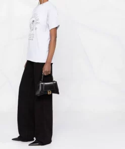 ( Positively Conscious ) Balenciaga T-shirt College 1917 9012 DIRTY WHITE -Vente magasin Balenciaga 17729817 39602999 600