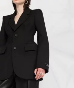 ( Positively Conscious ) Balenciaga Blazer Hourglass à Simple Boutonnage Femme -Vente magasin Balenciaga 17729836 dff184a1 9a4a 4bca 8a60 50795acb5e24 600
